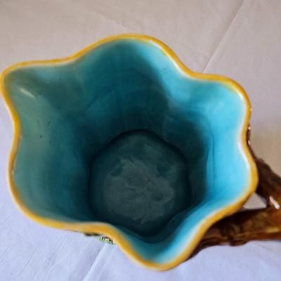 George Jones Majolica Chestnut Tree Pitcher (LR-JS)