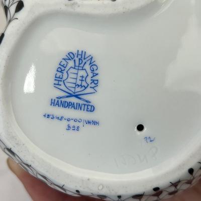 Herend Hand Painted Porcelain Panda Bear Figurine (LR-RG)