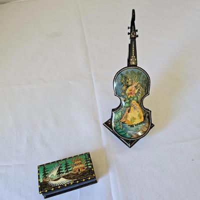 'Fairy Tales' Viloin Lacquer Box & More (LR-JS)