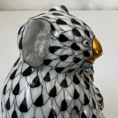 First Edition Herend Hand Painted Porcelain Koala Mother & Baby Figurine (LR-RG)