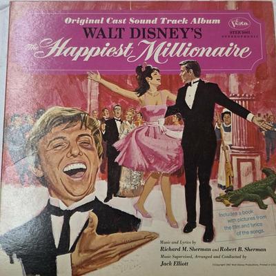 Walt Disney’s The Happiest Millionaire Original Cast Soundtrack LP – Buena Vista Records Stereo