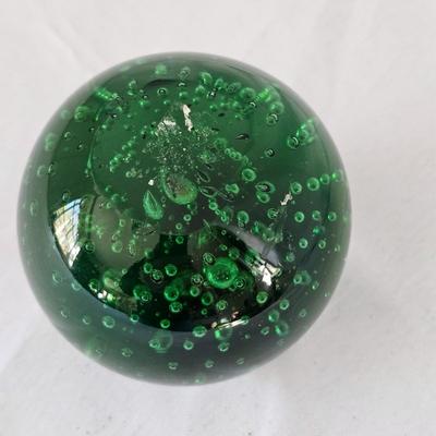 Pair of Glass Paperweights (LR-JS)