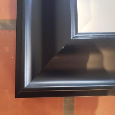 Black Framed Beveled Wall Mirror (KN-KD)