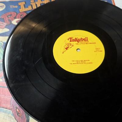 Vintage Tinkerbell Records “The Little Red Wagon” Children’s Story & Songs LP 33⅓ RPM