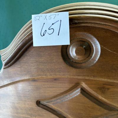 52” Vintage Head and Foot Board Rails Included