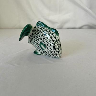 Hand Painted Porcelain Bunny & Fish Andrea By Sadek (LR-RG)