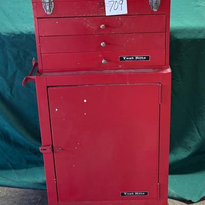 Vintage Test Rite Tool Chest and Cabinet