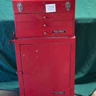 Vintage Test Rite Tool Chest and Cabinet