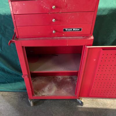 Vintage Test Rite Tool Chest and Cabinet