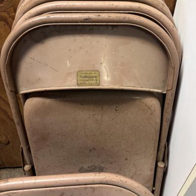 6 Samsonite Folding Chairs