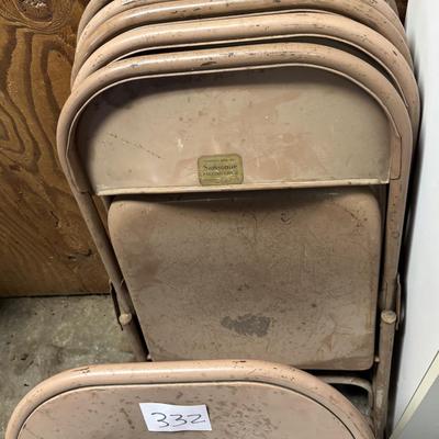 6 Samsonite Folding Chairs