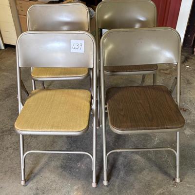 4 Samsonite Folding Chairs