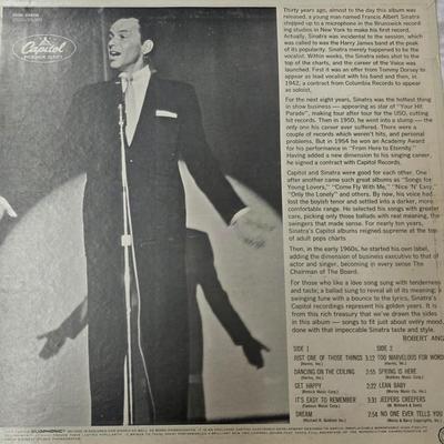 Frank Sinatra – Just One of Those Things Vintage Vinyl LP | Capitol Pickwick Stereo SPC-3457