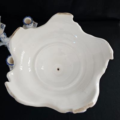 German Porcelain 'Blue Onion' Pattern Candelabras (LR-JS)