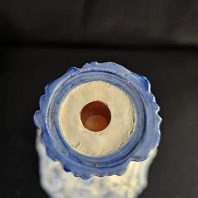 German Porcelain 'Blue Onion' Pattern Candelabras (LR-JS)