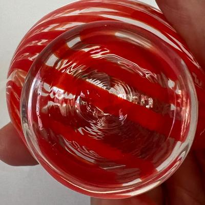 Pair of Art Glass Bird Figurines (LR-RG)