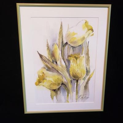 Two Original Watercolors Signed (KN-KD)