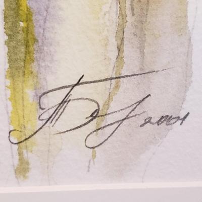 Two Original Watercolors Signed (KN-KD)