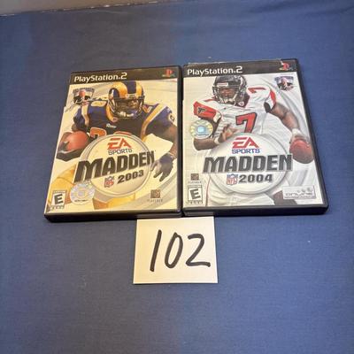 PlayStation 2 Madden 2003 & 2004