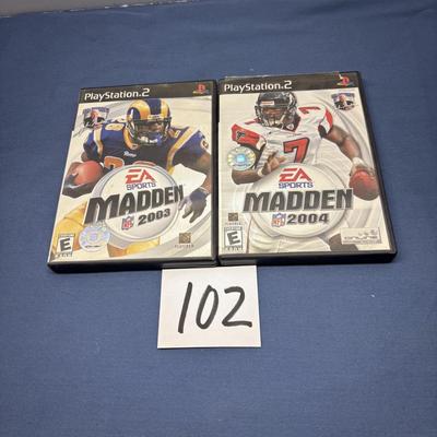 PlayStation 2 Madden 2003 & 2004