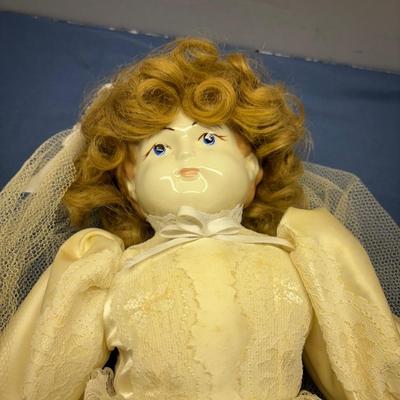 Vintage Bride Doll