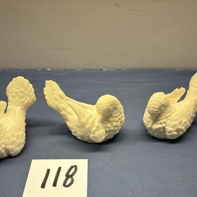 Alabaster Dove Set