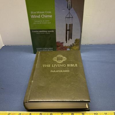 The Living Bible and Wind Chime