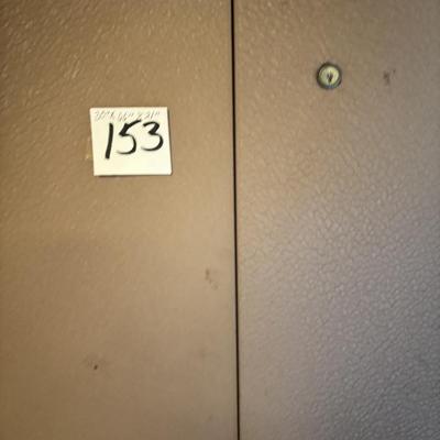 Vintage Metal Wardrobe Cabinet