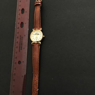 Sale Photo Thumbnail #182: Faded glory analog, watch with moon phase indicator working please see attached photos