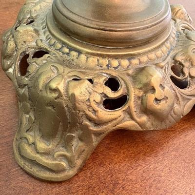 Vintage Duplex Parlor Oil Lamp (LR-SF)