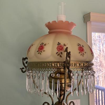 Victorian-Style Cherub Oil Lamp (LR-SF)