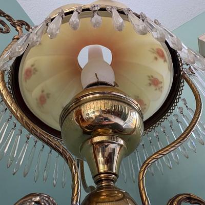 Victorian-Style Cherub Oil Lamp (LR-SF)