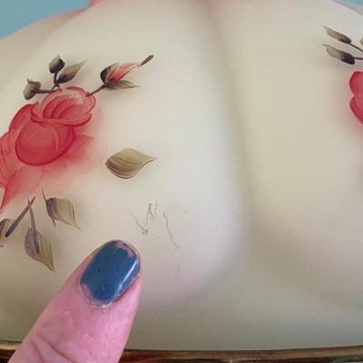 Victorian-Style Cherub Oil Lamp (LR-SF)