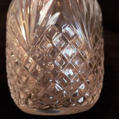 Ten Cut Glass Tumblers and Pineapple Decanter (KN-KD)
