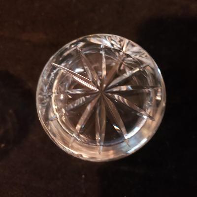 Ten Cut Glass Tumblers and Pineapple Decanter (KN-KD)