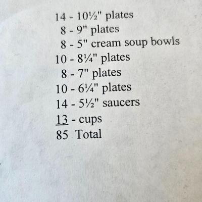 Lenox Shenandoah Cobalt Blue China Set (LR-JS)