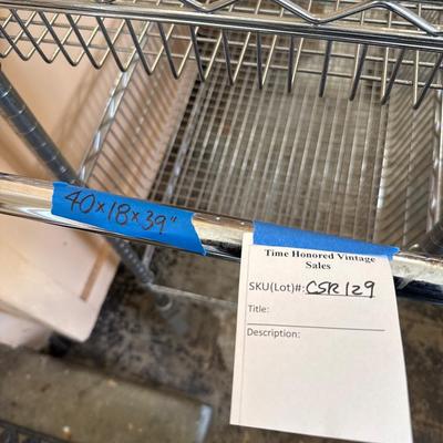 Sale Photo Thumbnail #9: Good condition heavy duty adjustable three tears.