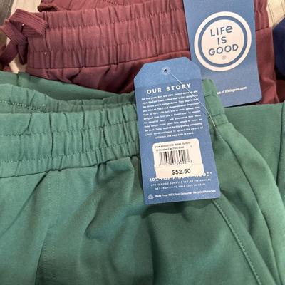 Sale Photo Thumbnail #14: Selection of women’s pull on pants, larger size sizes, including sweats, crops, new dress pants and short shorts.