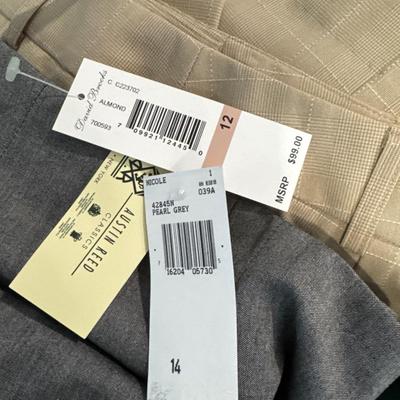 Sale Photo Thumbnail #15: Selection of women’s pull on pants, larger size sizes, including sweats, crops, new dress pants and short shorts.