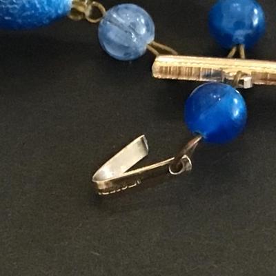 Gorgeous western Germany. Marked Glass Multi Beads. Pretty