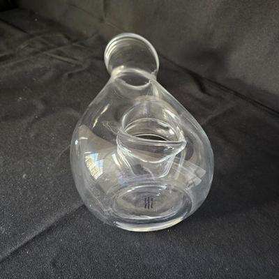 Unique Glass Water Pitcher & Ice Bucket (LR-JS)