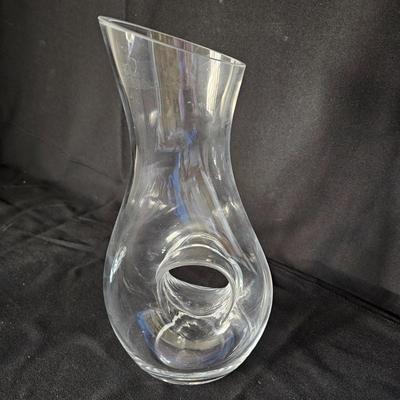 Unique Glass Water Pitcher & Ice Bucket (LR-JS)