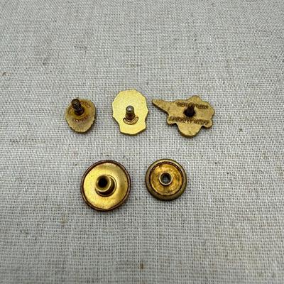 Masonic Pins, 10K NJJS Pin, Lion’s Club Pins + AVL (ST-SS)