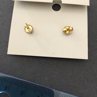 Vintage stud statement earrings cloisonné