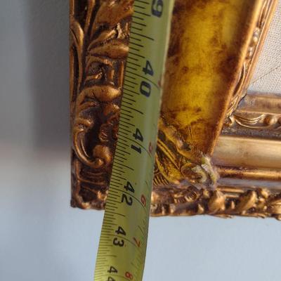 Original Oil on Canvas Framed Painting by L. Taylor with Accent Light