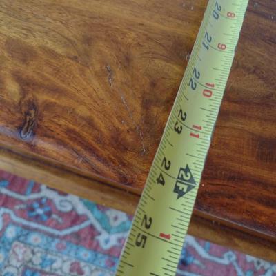 Vintage Solid Wood Low Profile Indian Tea or Coffee Table