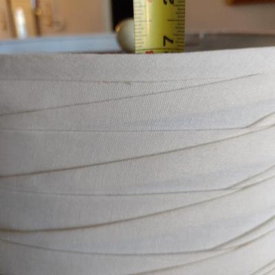 Diamond Patterned Resin Post Table Lamp with Shade