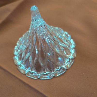 Large flat of glassware Anchor Hocking, Hobnail, Tiffin Francisan