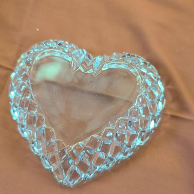 Large flat of glassware Anchor Hocking, Hobnail, Tiffin Francisan