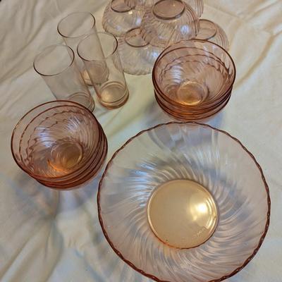 Pink Depression Glass